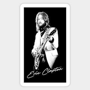 Eric Clapton //// Retro Fan Art Design Magnet